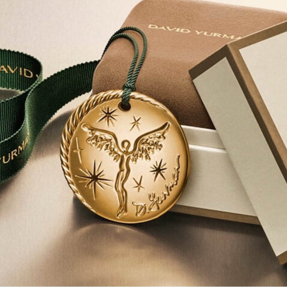 David Yurman Gold Angel Ornament